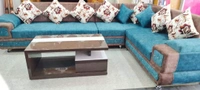 L Shape Corner Sofa Six (6) Seater  - Eastern Blue, Standard