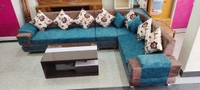L Shape Corner Sofa Six (6) Seater  - Eastern Blue, Standard