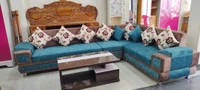 L Shape Corner Sofa Six (6) Seater  - Eastern Blue, Standard