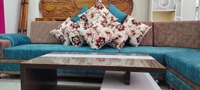 L Shape Corner Sofa Six (6) Seater  - Eastern Blue, Standard