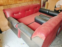 5 Seater Sofa Set - Maroon, Standard