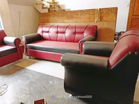 5 Seater Sofa Set - Maroon, Standard