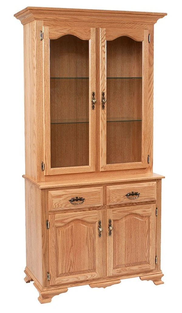 teak wood showcase - standard, oak walnut color