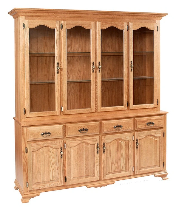 wooden showcase - standard, Cedar Wood Finish