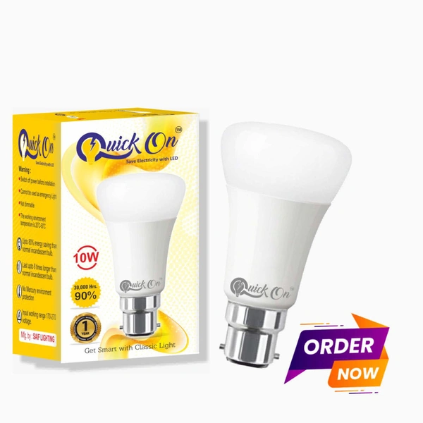 Jharna Cool White Bulb - White, 10 Watt