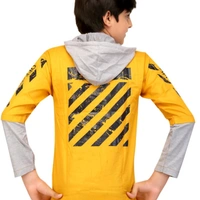 Boys T Shirt With Hood 21280505 - 7-8 years