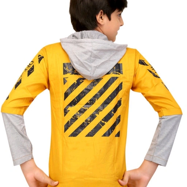 Boys T Shirt With Hood 21280505 - 7-8 years