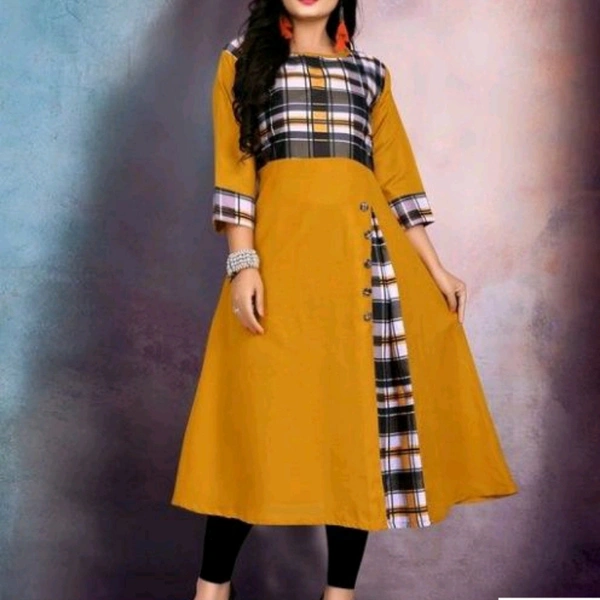 Womens Mustard Kurti 17757603 - XXL