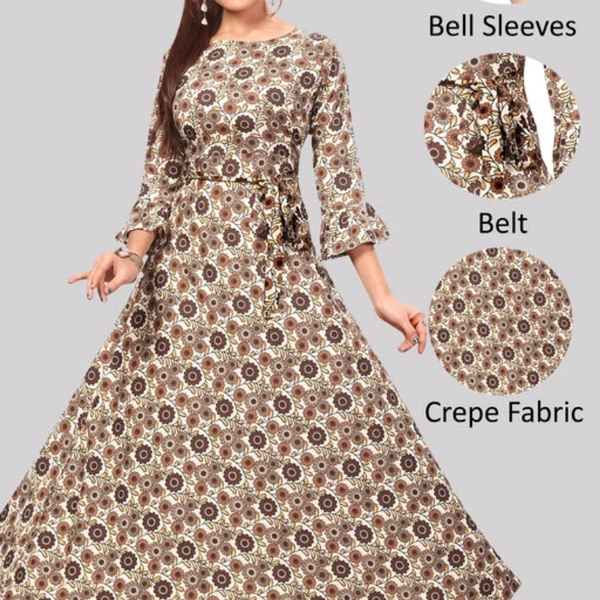 Floor Length Anarkali Gown 13316160 - S