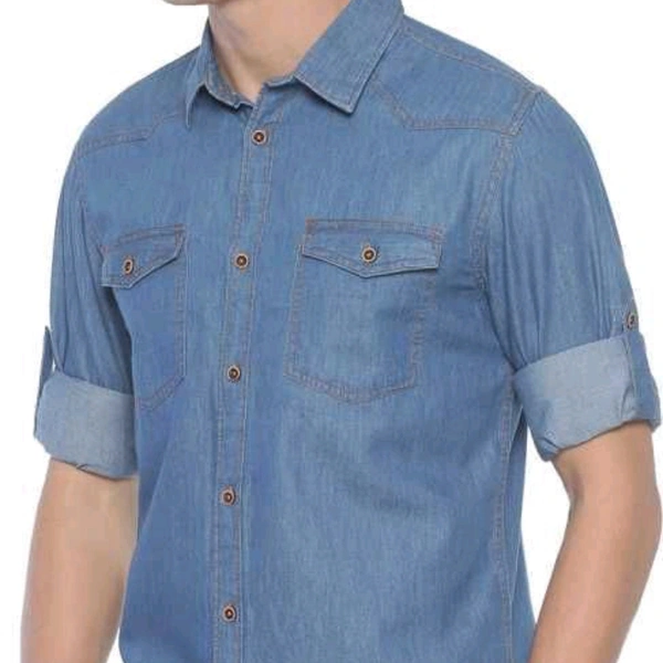 Men Denim Shirt 13030173 - S