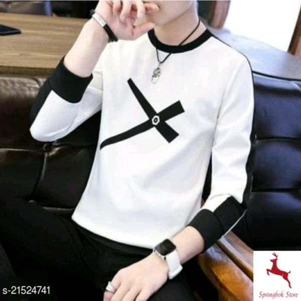 Round Neck Long Sleeve Tshirt 21524741 - L