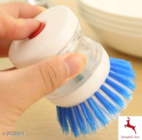 Cleaning Brush With Soap Dispenser