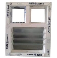 SIMTA ASTRIX  UPVC 2 TRACK 2 PANNEL (SIMTA ASTRIX) - 60 SERIES, White
