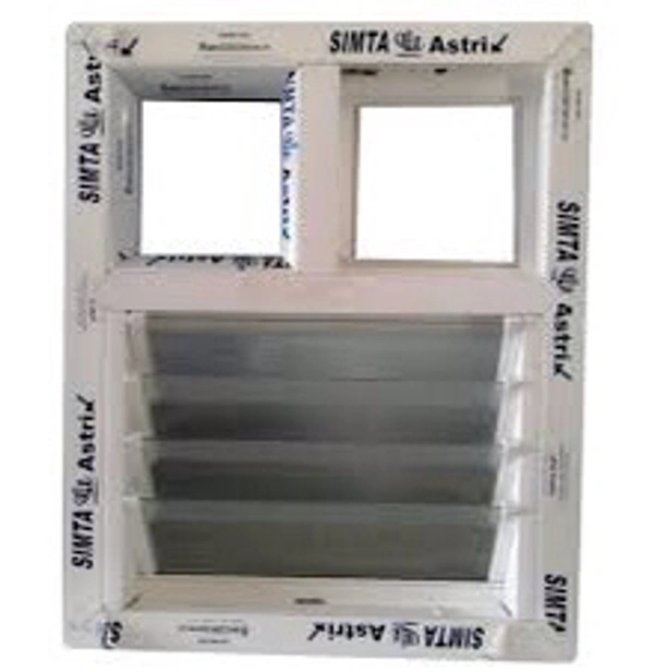 SIMTA ASTRIX  UPVC 2 TRACK 2 PANNEL (SIMTA ASTRIX) - 60 SERIES, White