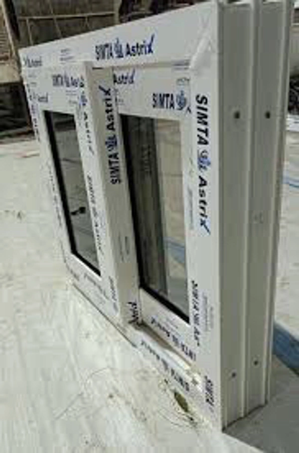 SIMTA ASTRIX  UPVC 2 TRACK 2 PANNEL (SIMTA ASTRIX) - 60 SERIES, White