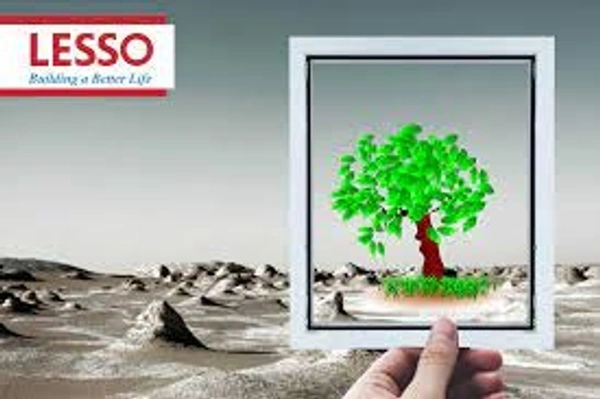 LESSO UPVC 2 TRACK 2 PANNEL( 60 SERIES)