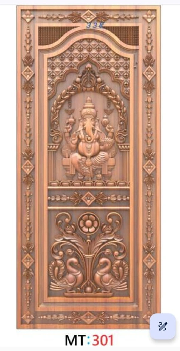 TEAK WOOD 1ST QUALITY 3D CURVING DOOR 1ST QUALITY