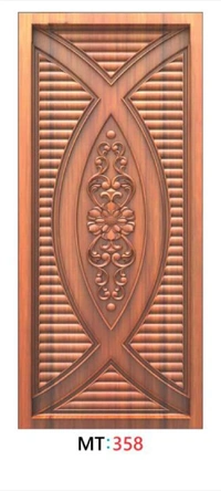 TEAK WOOD 1ST QUALITY 3D CURVING DOOR 1ST QUALITY