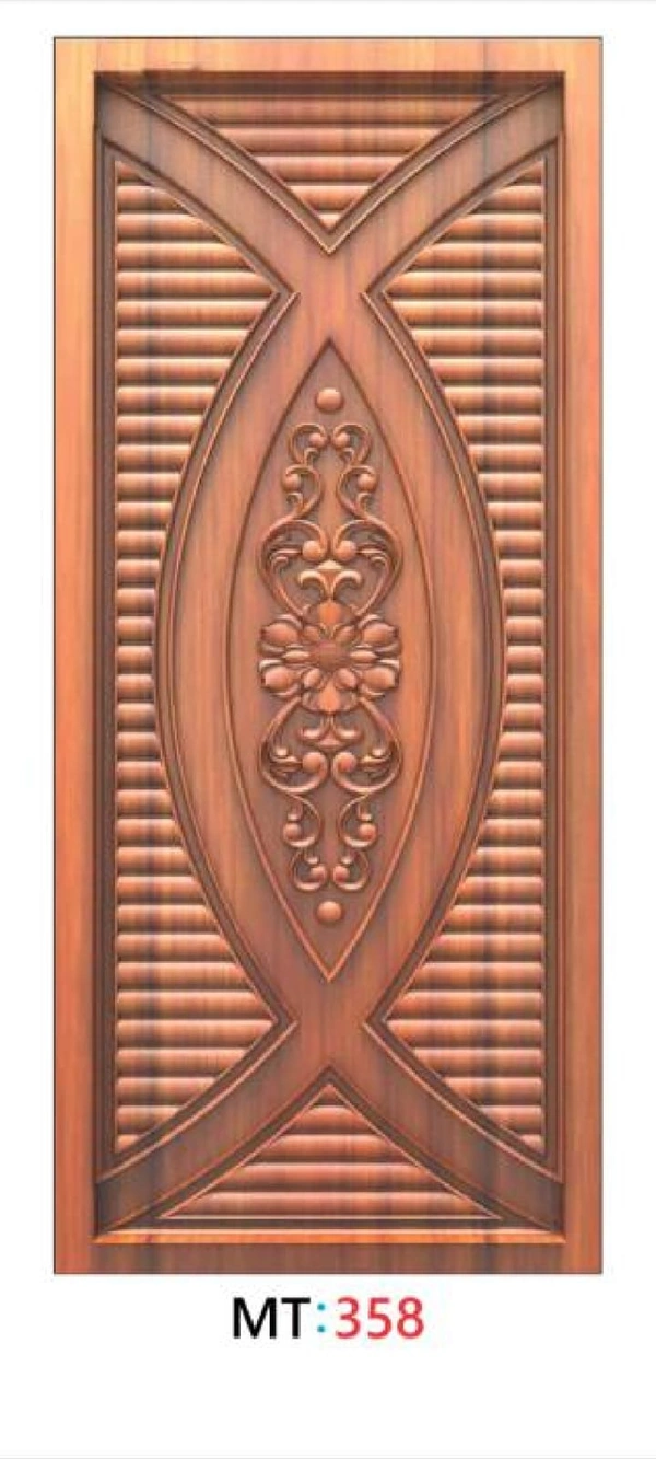 TEAK WOOD 1ST QUALITY 3D CURVING DOOR 1ST QUALITY