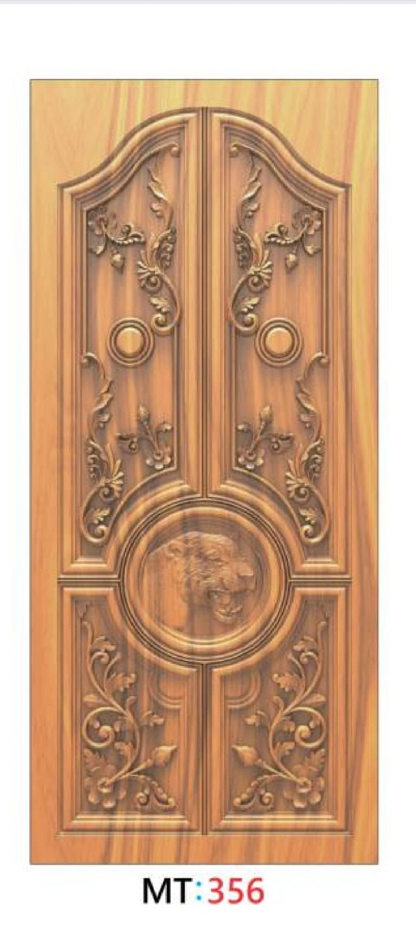 TEAK WOOD 1ST QUALITY 3D CURVING DOOR 1ST QUALITY
