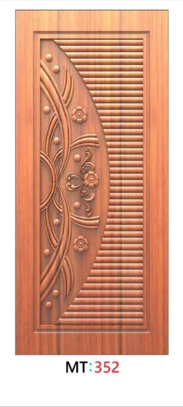 TEAK WOOD 1ST QUALITY 3D CURVING DOOR 1ST QUALITY