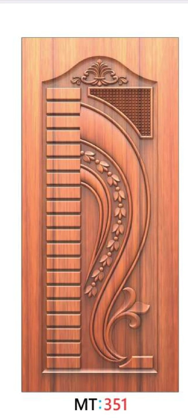 TEAK WOOD 1ST QUALITY 3D CURVING DOOR 1ST QUALITY