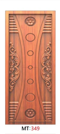 TEAK WOOD 1ST QUALITY 3D CURVING DOOR 1ST QUALITY