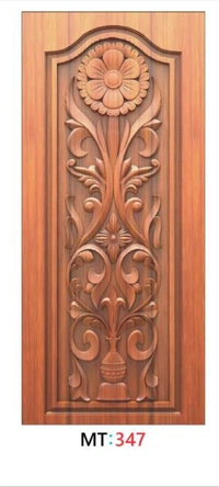 TEAK WOOD 1ST QUALITY 3D CURVING DOOR 1ST QUALITY