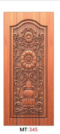 TEAK WOOD 1ST QUALITY 3D CURVING DOOR 1ST QUALITY