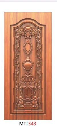TEAK WOOD 1ST QUALITY 3D CURVING DOOR 1ST QUALITY
