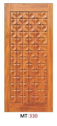TEAK WOOD 3D CURVING DOOR 1ST QUALITY