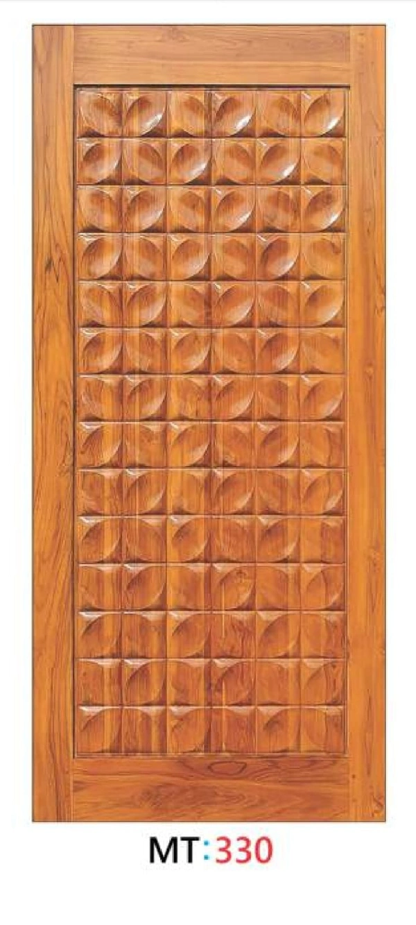 TEAK WOOD 3D CURVING DOOR 1ST QUALITY