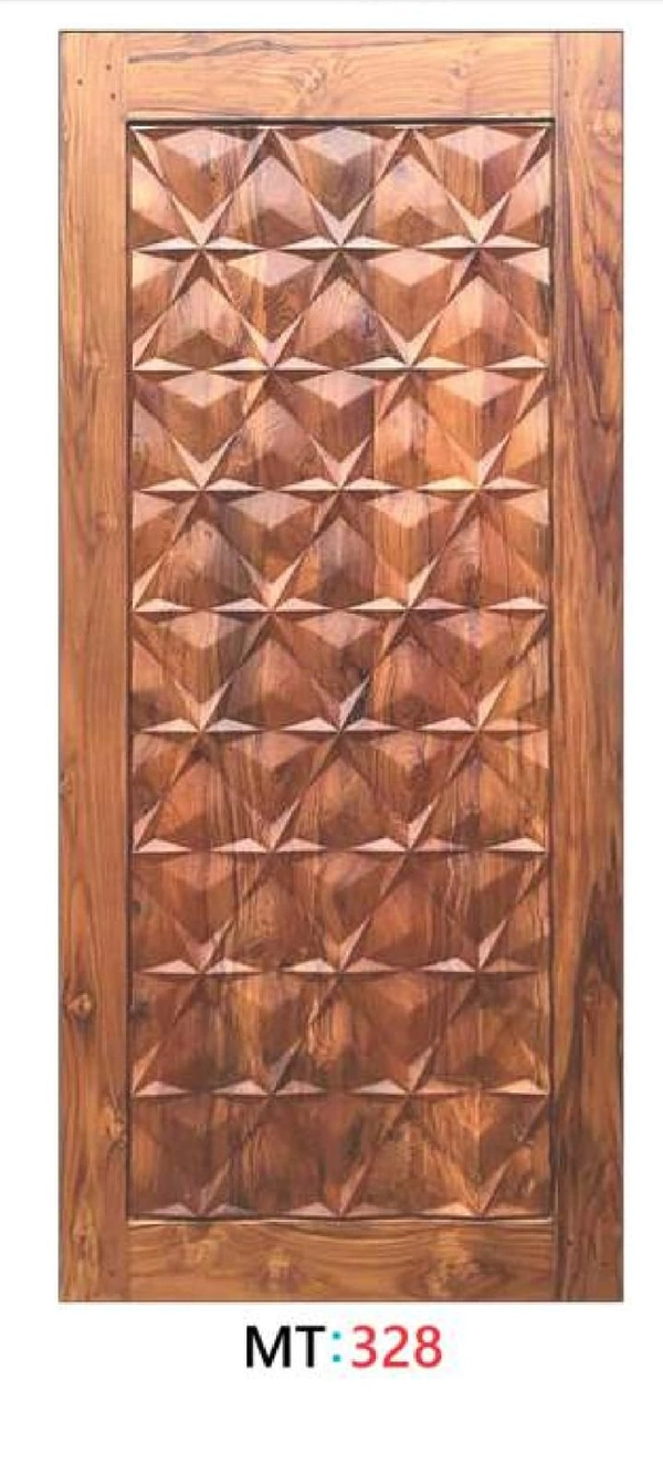 TEAK WOOD 3D CURVING DOOR 1ST QUALITY