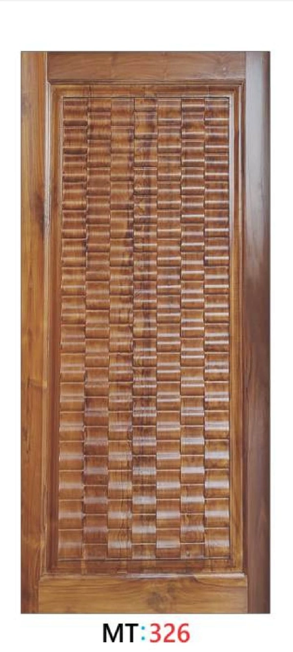 TEAK WOOD 3D CURVING DOOR 1ST QUALITY