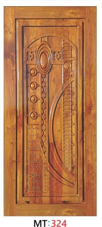 TEAK WOOD 3D CURVING DOOR 1ST QUALITY