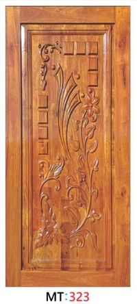 TEAK WOOD 3D CURVING DOOR 1ST QUALITY