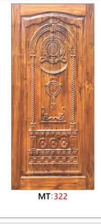 TEAK WOOD 3D CURVING DOOR 1ST QUALITY