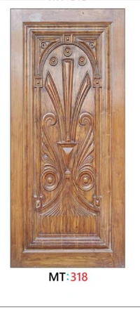 TEAK WOOD 3D CURVING DOOR 1ST QUALITY
