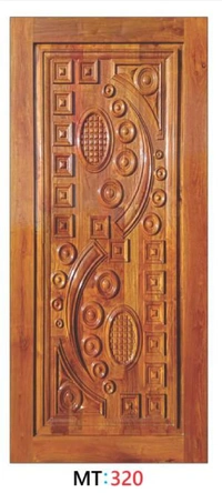 TEAK WOOD 3D CURVING DOOR 1ST QUALITY