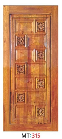TEAK WOOD 3D CURVING DOOR 1ST QUALITY