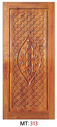 TEAK WOOD 3D CURVING DOOR 1ST QUALITY