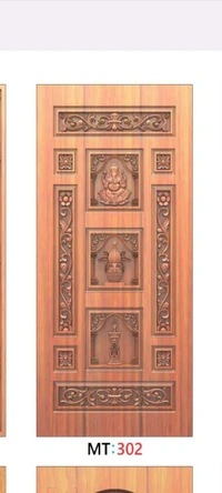 TEAK WOOD 3D CURVING DOOR 1ST QUALITY