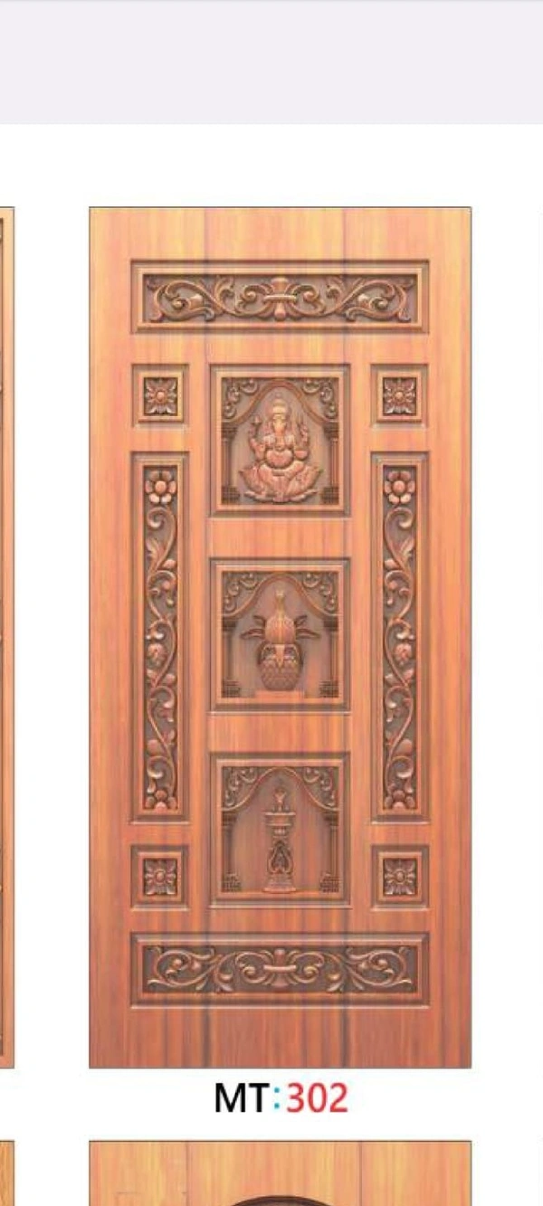 TEAK WOOD 3D CURVING DOOR 1ST QUALITY