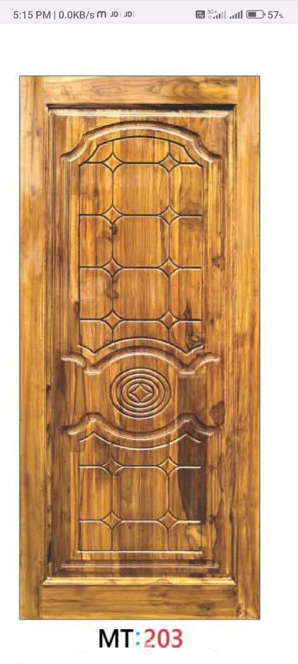 TEAK 2D CURVING LONG PANNEL