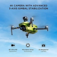 IZI Sky Pro 4K Drone with camera, 540° OA, 20MP, 5KM Live Video, 96 Mins Flight, 3-Axis Gimbal, 10+ Flying Modes, RTH, GPS, 3 x Smart Batteries, Fast Tri-Charger - MINI, Fern Green, IZI SKY PRO