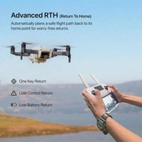 IZI Spectra Remote controlled Drone with Camera 4K HDR Cinematic, 1" CMOS sensor,102 Min Flight, 22KMs Video transmission, 3-Axis Gimbal, GPS drone, Omni obstacle sensor,1 key RTH, 2 Batteries - MINI, White, IZI SPECTRA