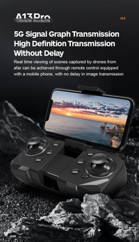 A13 Pro Camera Drone - Black, A13 Pro