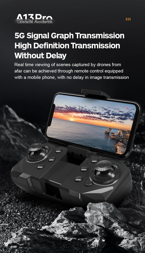 A13 Pro Camera Drone - Black, A13 Pro