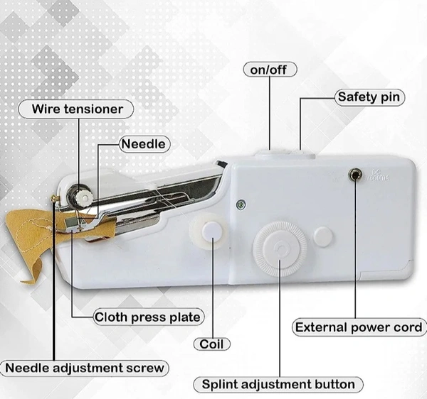Hand Sewing Machine  - White