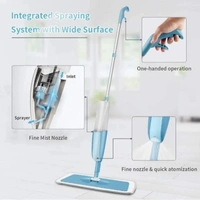 Microfiber Floor Cleaning Spray Mop with Removable Washable Cleaning Pad and Integrated Water Spray Mechanism, 360 Degree Floor Cleaning Mop